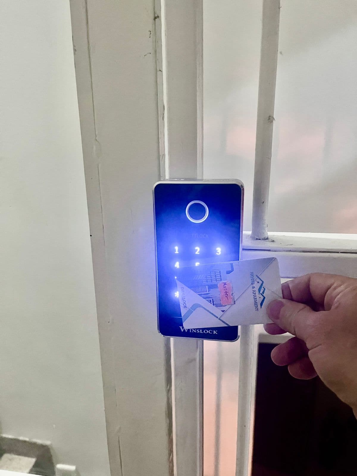 Smart lock keypad installation